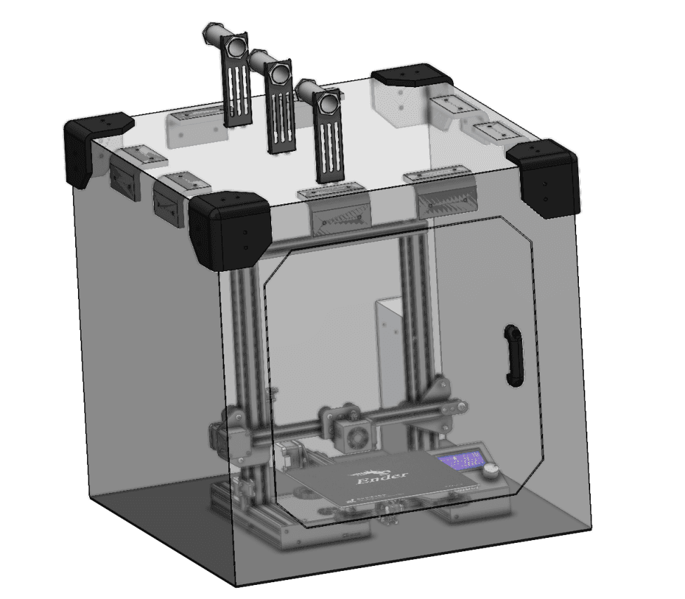 Home 3D Print Farm + Lab